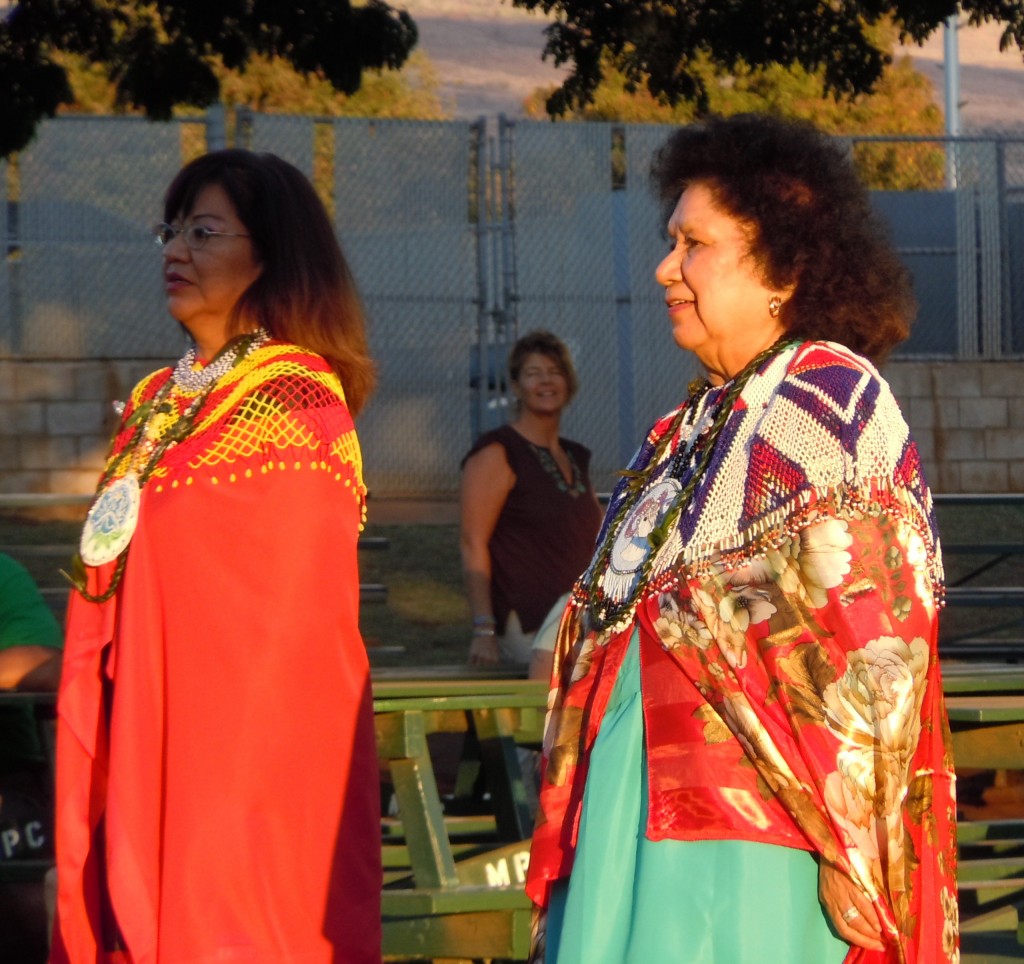 Women of the Quechan tribe share one of their traditional dances. Photo by Catherine Cluett
